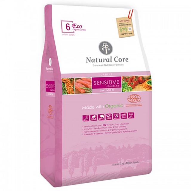 10kg Natural core thức ăn nhập khẩu Hàn Quốc vị cá hồi cho chó