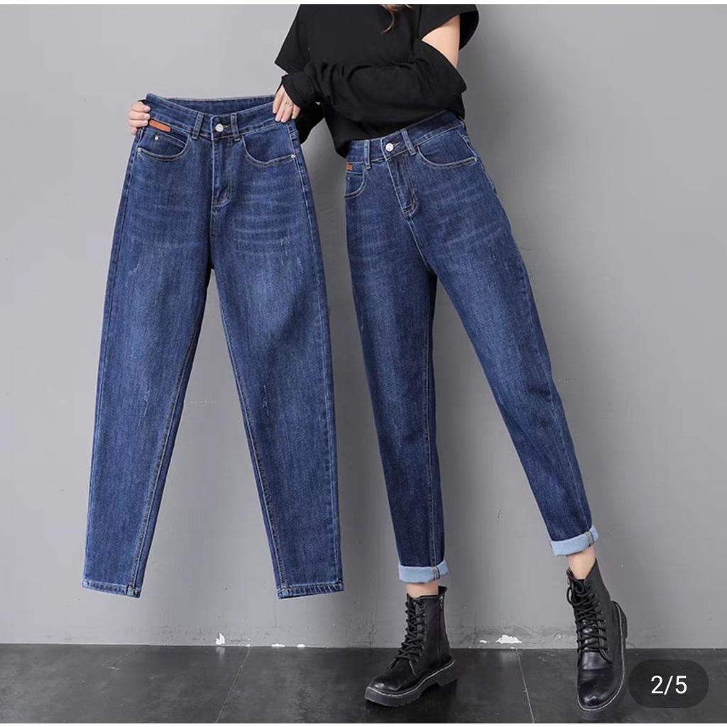 Quần Jeans nữ, baggy jean nữ ống suông, rộng, hottrend 2022 SKShop22