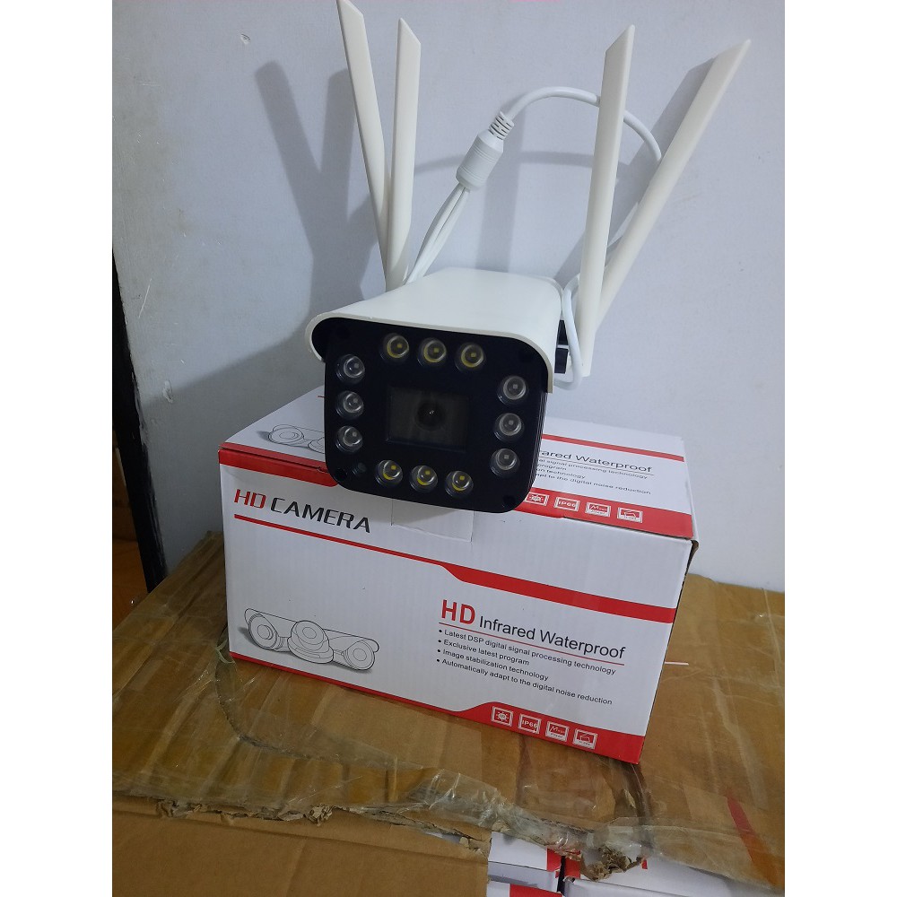 Camera Yoosee Ngoài Trời 2 râu 16 led - 4 râu 48 led, thân xoay chống bụi, chống nước, BH 12 tháng