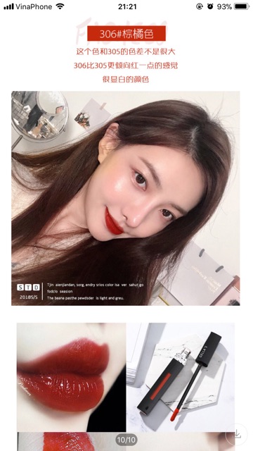 Son kem GELLA’S LIP LACQUER Hàng Nội Địa Trung | BigBuy360 - bigbuy360.vn