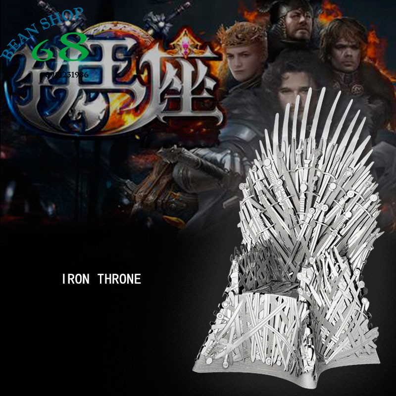 Mô hình thép 3D tự ráp mẫu Game of Thrones