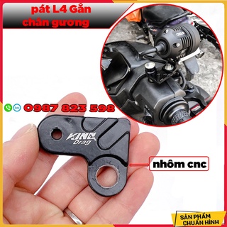 🏆 Pát L4 Gắn Chân Gương Đèn Trợ Sáng 🏆