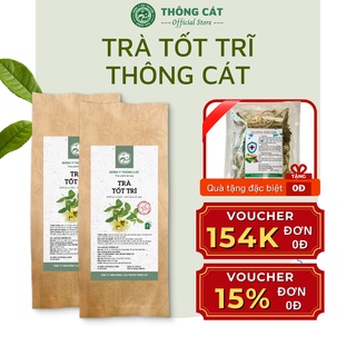 Trà trĩ co búi trĩ THÔNG CÁT Trà thảo mộc túi lọc hỗ trợ bệnh trĩ, trĩ nội, trĩ ngoại, táo bón