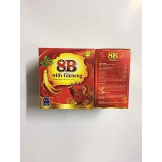 8B With Gíneng nhân sâm giúp ăn ngủ ngon, phục hồi cơ thể