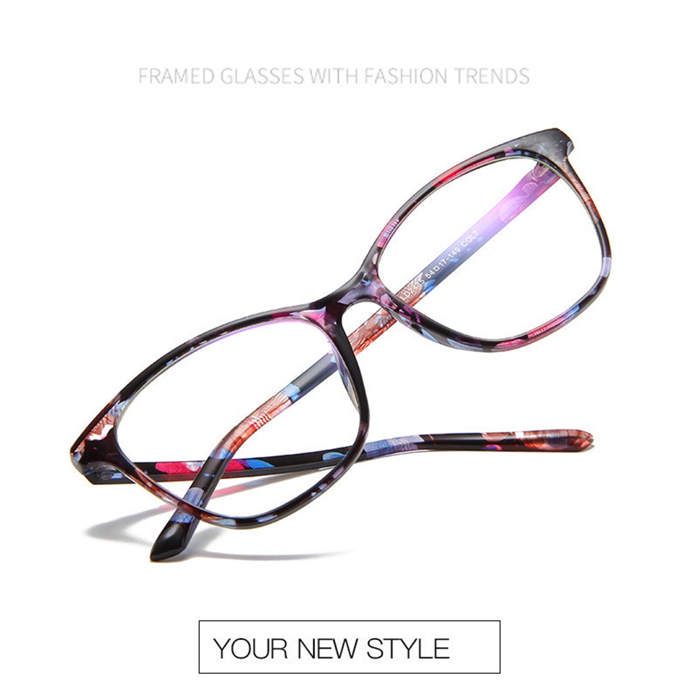 Mắt Kính Gọng Nhựa Trong Suốt Phong Cách Retro Thời Trang Unisex