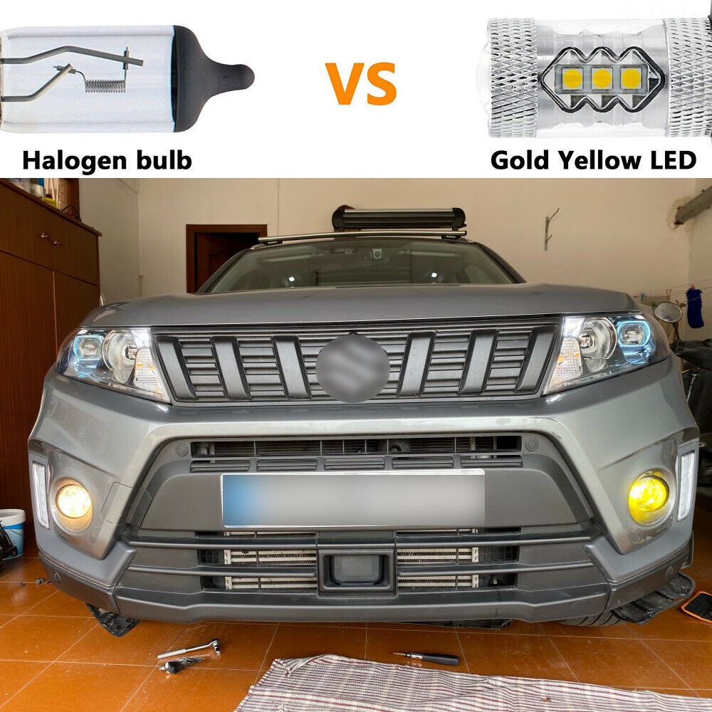 Đèn chân H1, H3, H8, H11, 9005, 9006 gắn đèn sương mù, đèn hậu cho ô tô xe máy bằng LED 80W chip 2835