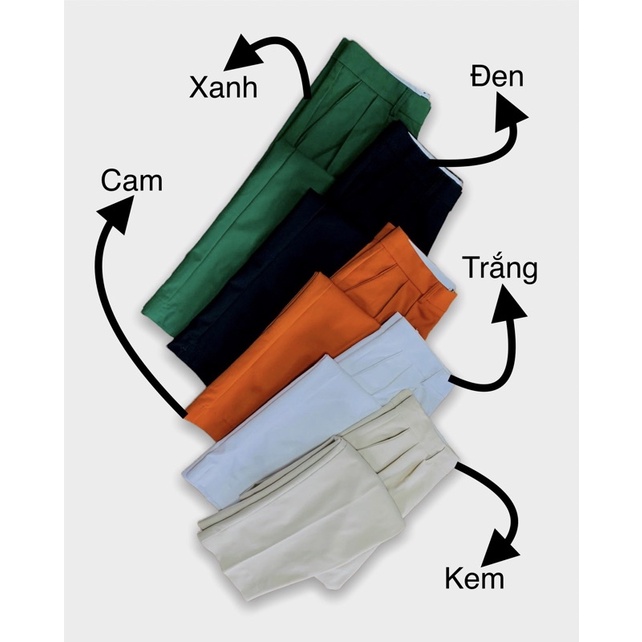 Quần âu ống côn FLO MENSWEAR V5 cao cấp chất kate mịn thoáng mát