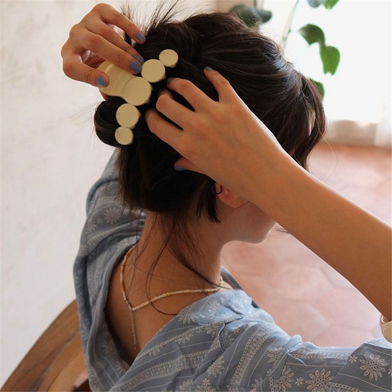 Kẹp Gấp Tóc, Kẹp Càng Cua Cho Nữ mẫu tròn dài