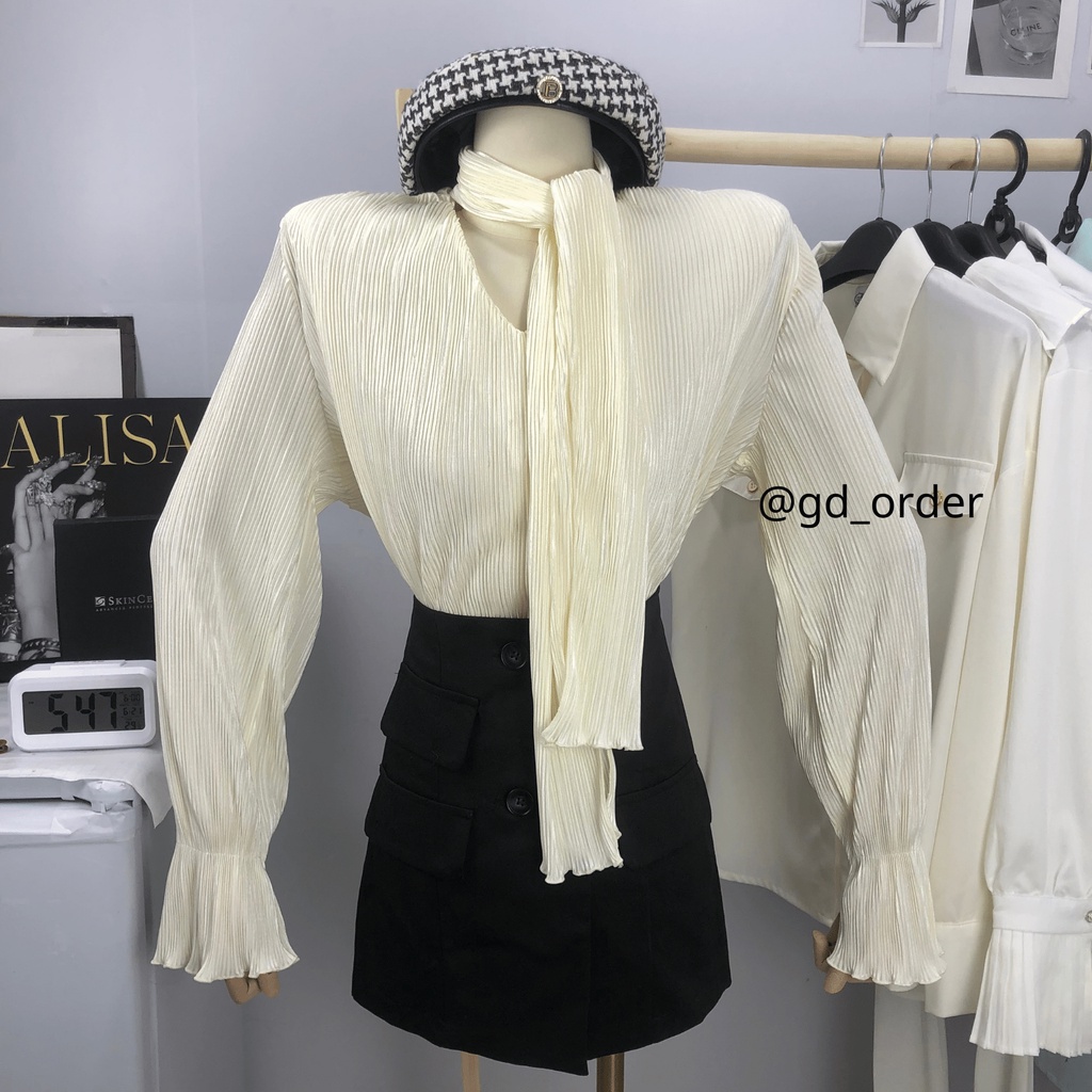 [CÓ SẴN] CS2|Áo sơ mi hàn quốc thiết kế đẹp dài tay công sở thanh lịch gd_order