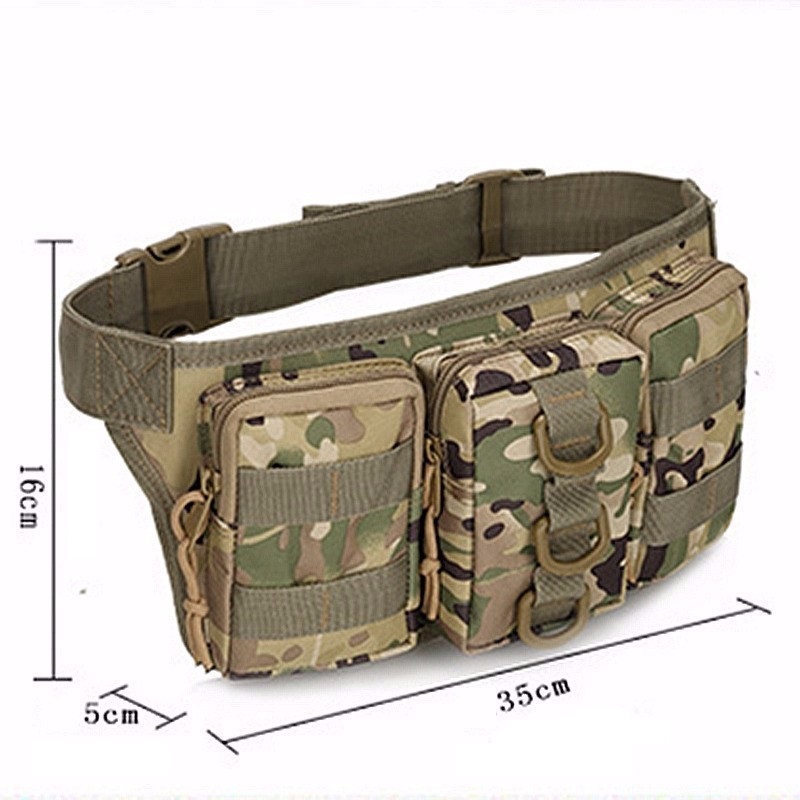 Túi Đeo 3 Ngăn Ngang Bụng Đeo Bụng Phong Cách Cá Tính, Túi Đeo Hông Đeo Chéo