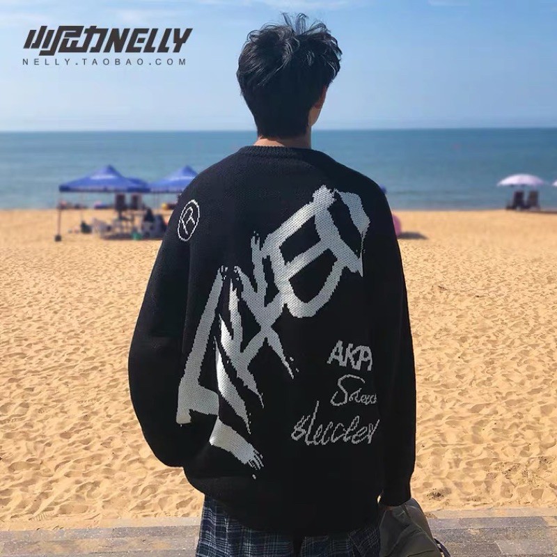 [SẴN] Áo Len NELLY dáng unisex form rộng TIKKEO