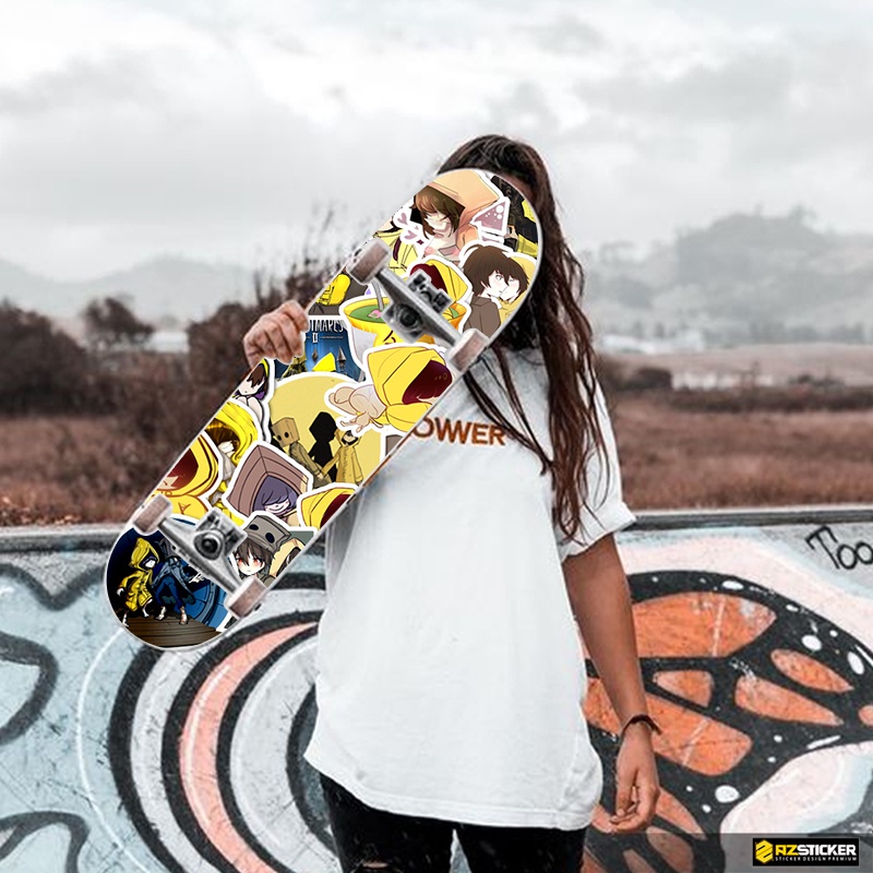 Bộ Hình Dán Genshin Impact Dán Nón Bảo Hiểm , Dán Xe Máy , Laptop Chất Liệu PVC Chống Thấm Nước