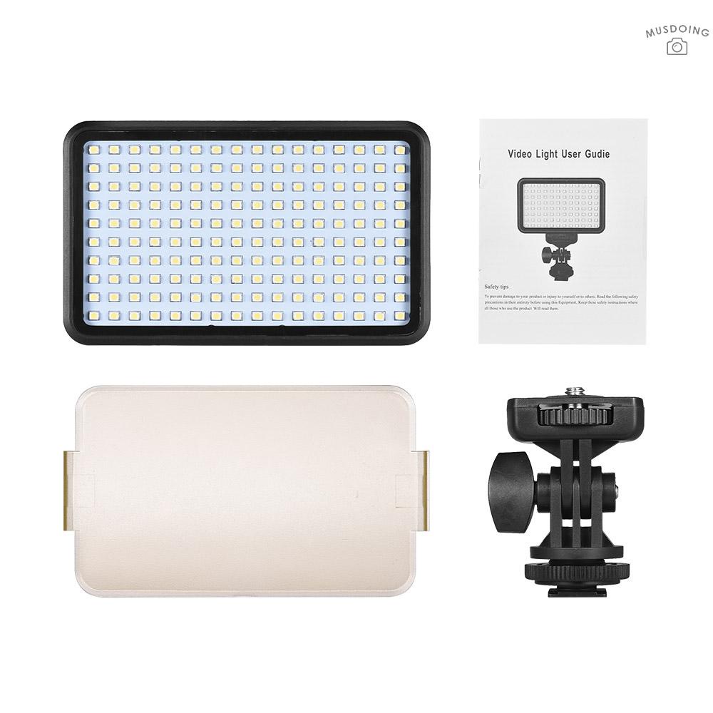 ღ  Andoer PAD160 LED Video Light 6000K Dimmable Fill Light Continuous Light Panel 12W CRI90+ with Camera Mount and CT Filter for DSLR ILDC Cameras Light Stand for Small Product Portrait Photography