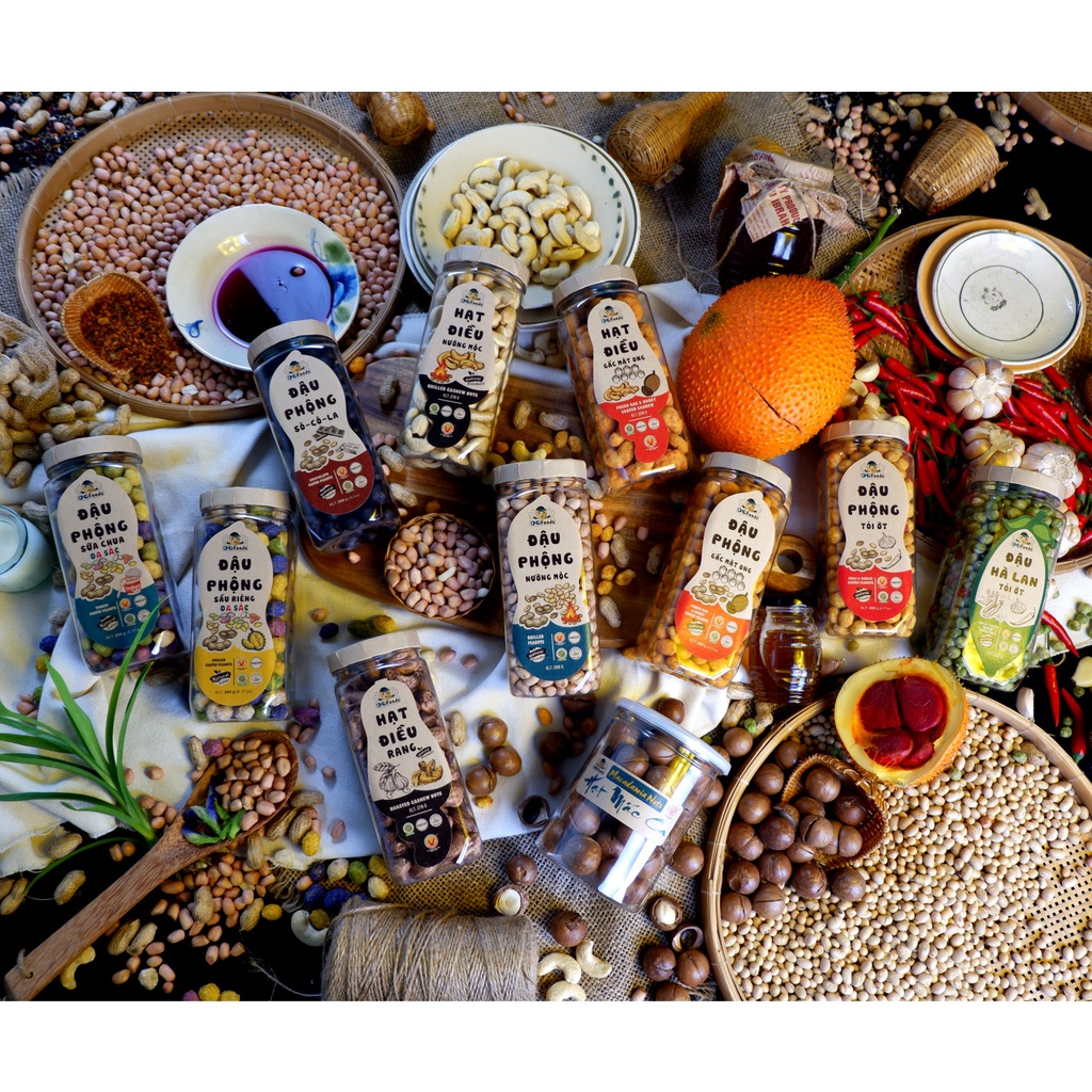 Đậu Phộng, Đậu Hà Lan, Đậu Nành DGfoods/ Ăn chay được/ Hàng Việt Nam Chất lượng cao/ HACCP/ HALAL