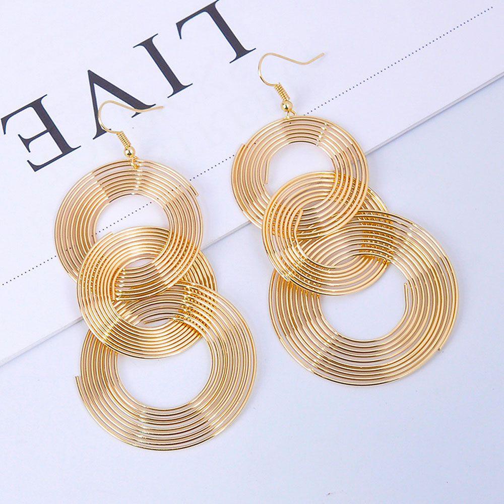 Hoa Tai Dáng Dài Phối Tua Rua Phong Cách Bohemian Thời Trang Cho Nữ