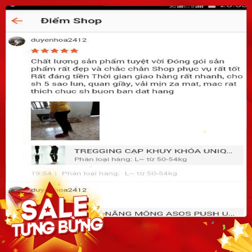 QUẦN TREGGING CẠP KHUY KHÓA LOẠI CAO CẤP CHẤT ĐẸP - Hàng nhập khẩu