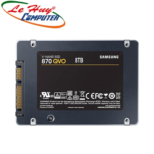 Ổ cứng SSD Samsung 870 QVO 8TB 2.5Inch SATA III (MZ-77Q8T0BW) Chính Hãng