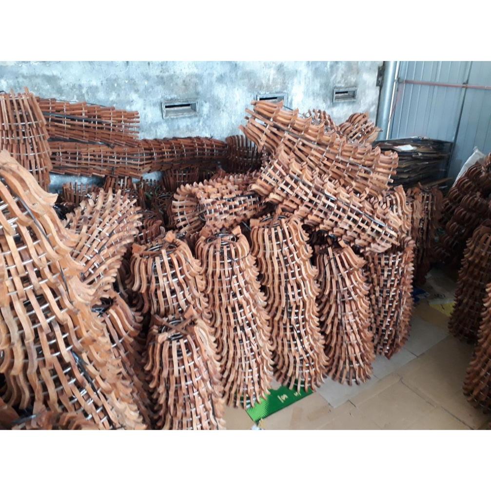 Chậu trồng phong lan gỗ Căm Xe fi 30cm DÁNG SEN Tặng Kèm Phân Bón