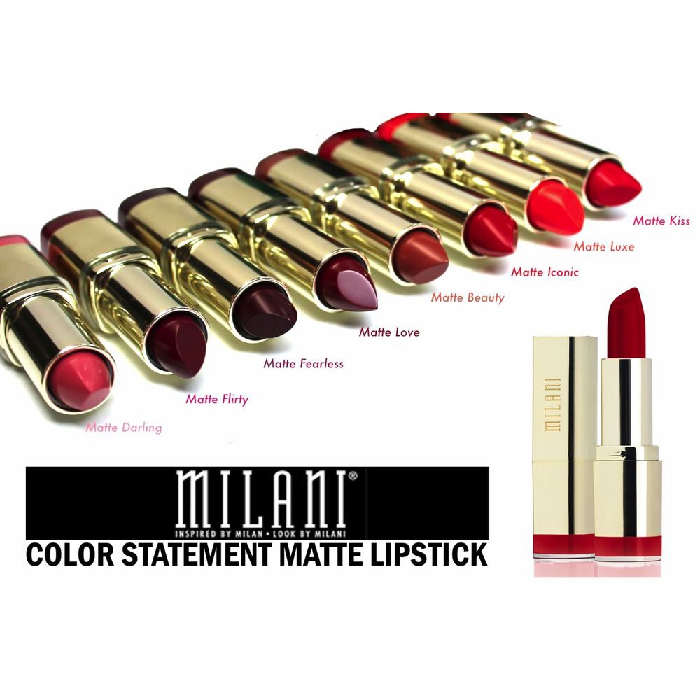 Son lì Milani mầu hồng cánh sen Matte Diva 63- Made in USA