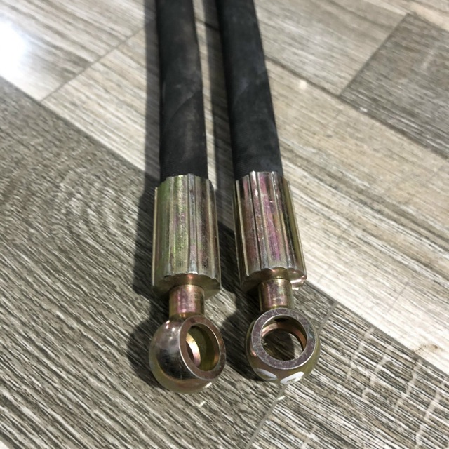 Sản phẩm gia đình làm: Combo 20 Dây ty ô dầu phi 12 dài 50cm bọc vải hai đầu ốc