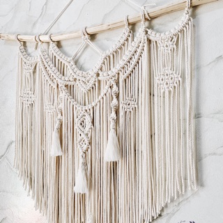 Mành Macrame treo tường trang trí
