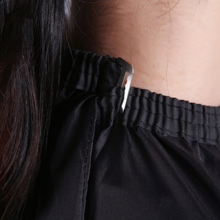 Áo choàng cắt tóc sọc trắng đen barber