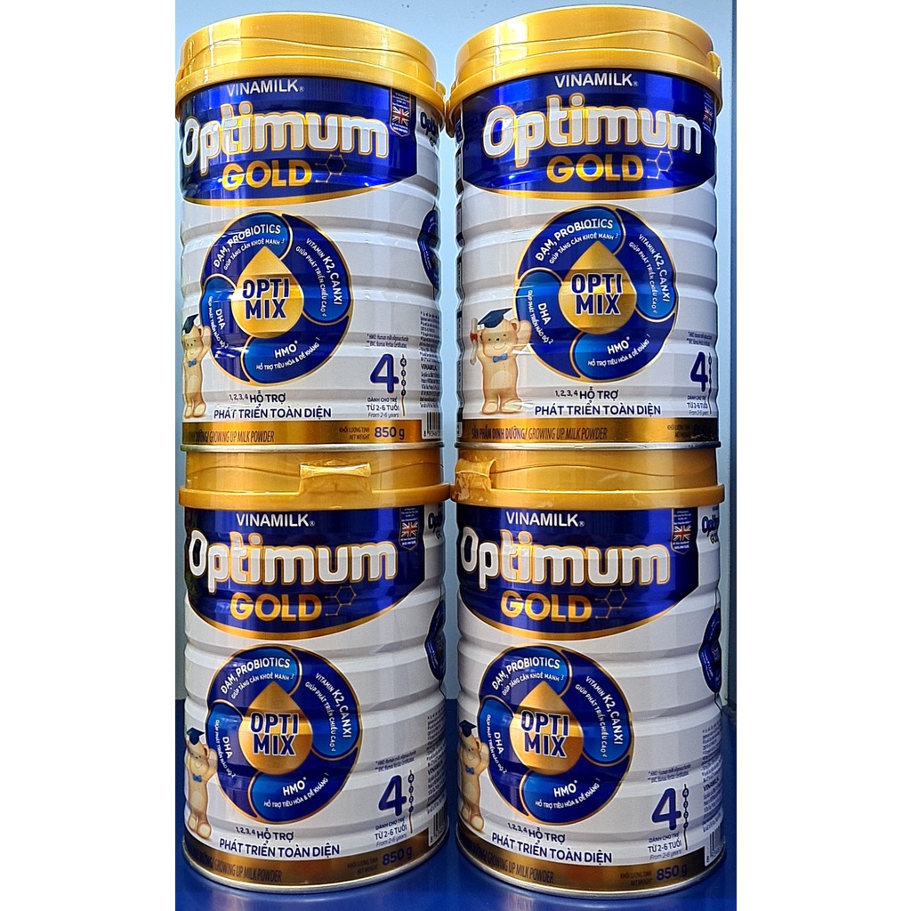 Sữa bột Vinamilk Optimum optimix mẫu mới số 1,2,3,4 800g