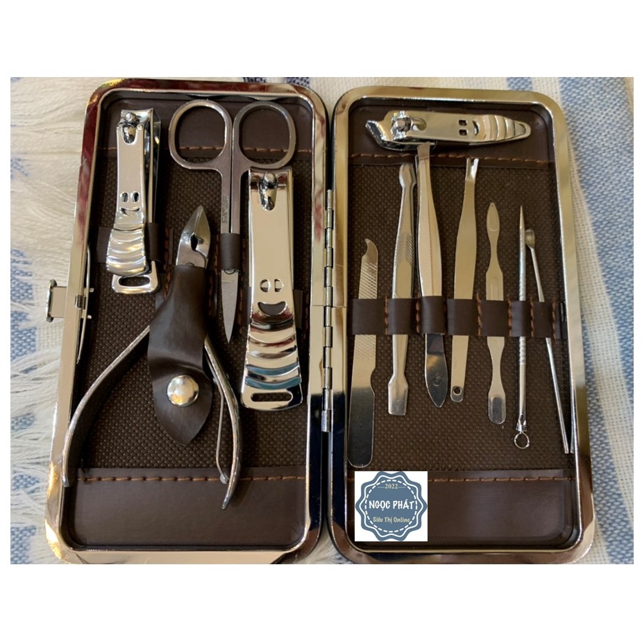 BỘ CẮT, BẤM DŨA MÓNG TAY 12 MÓN TIỆN DỤNG