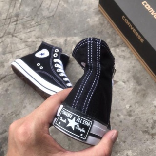 GIÀY C-V CLASSIC ĐEN CAO CỔ (Full box, tag)