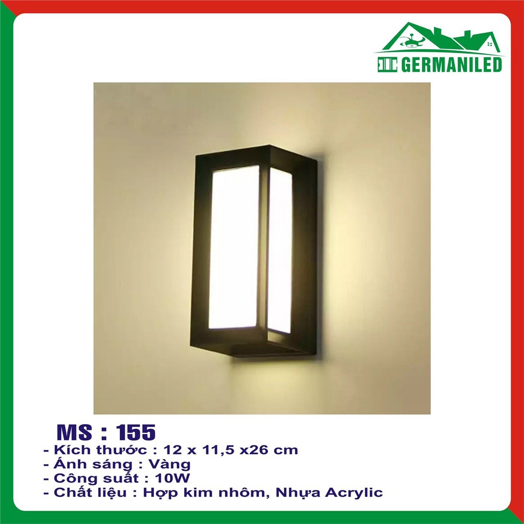 Đèn tường trang trí chống nước như hình