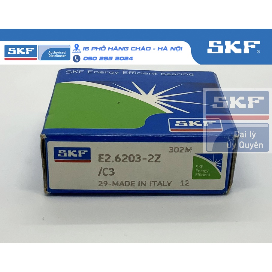 Vòng bi bạc đạn E2.6203-2Z/C3 SKF chính hãng - Vòng bi tiết kiệm năng lượng E2