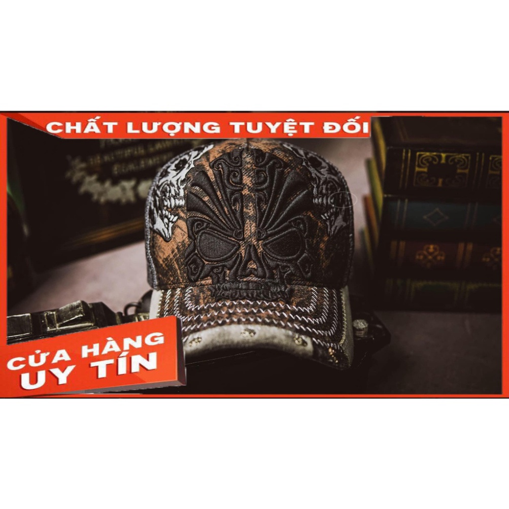Nón Lưỡi Trai True Religion Denim Trucker Cap Cao Cấp VNXK