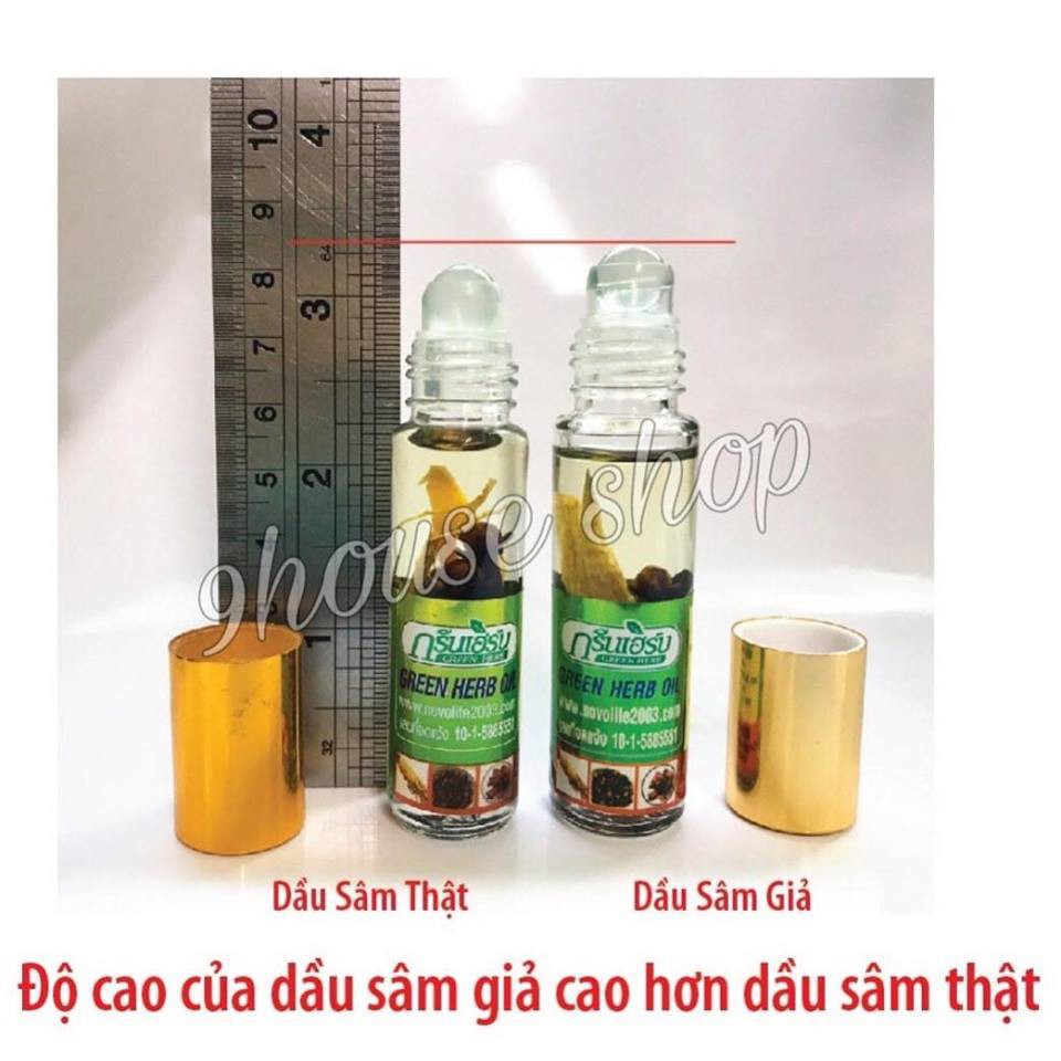Dầu Nhân Sâm Ginseng Green Herb Oil 8ml Thái Lan | BigBuy360 - bigbuy360.vn