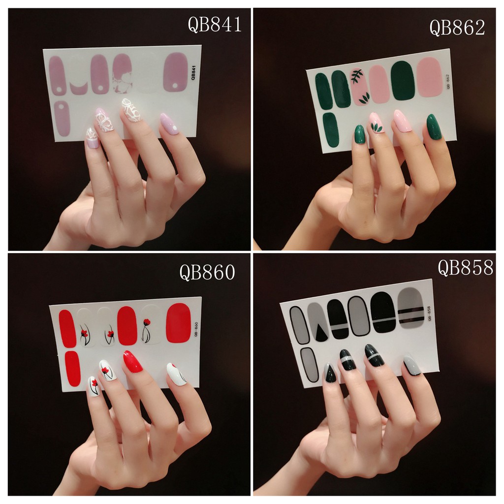 Miếng dán móng tay - Nail Wraps (12 miếng dán khô)