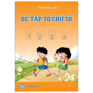 Sách bé tập tô chữ số