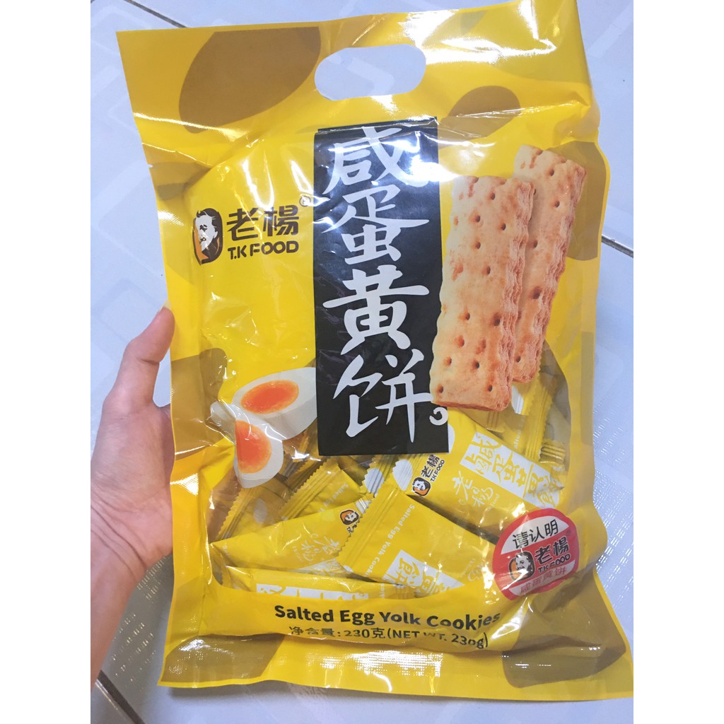 BÁNH QUY TRỨNG MUỐI TKFOOD Đài Loan 230g/140g