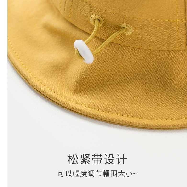 Baby Hat Fisherman Hat Thin Korean Style Love Children's Basin Hat Caps