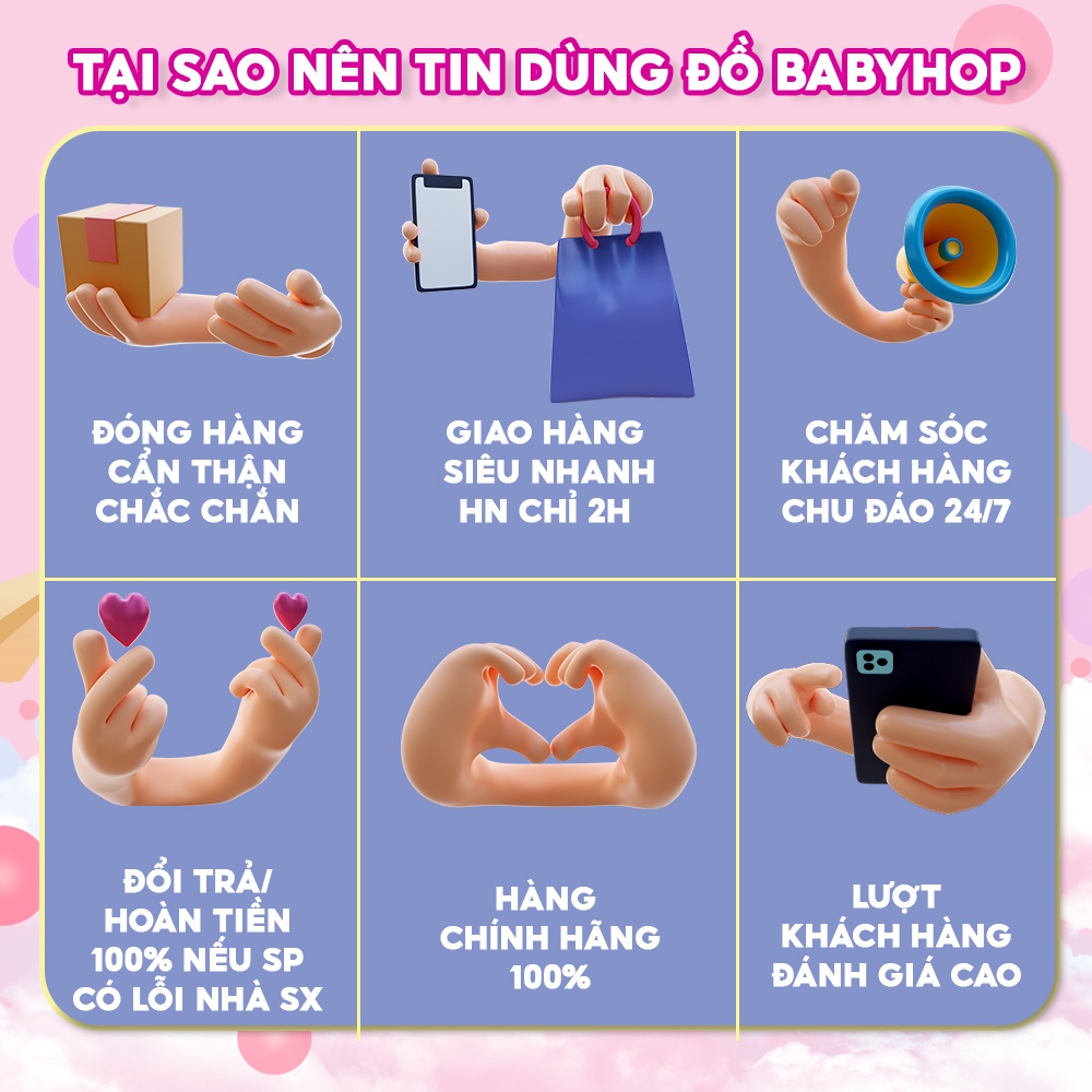 Ghế ăn dặm Glosby Babyhop kèm yếm xô cho bé từ 6 thang đến 6 tuổi  kèm mặt bàn - ăn dặm kiểu nhật, chân cố định