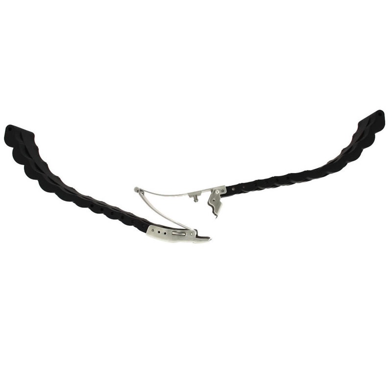 Dây Đeo Đồng Hồ Bằng Cao Su Silicone Màu Đen Khóa Bấm Chống Nước 20mm 22mm