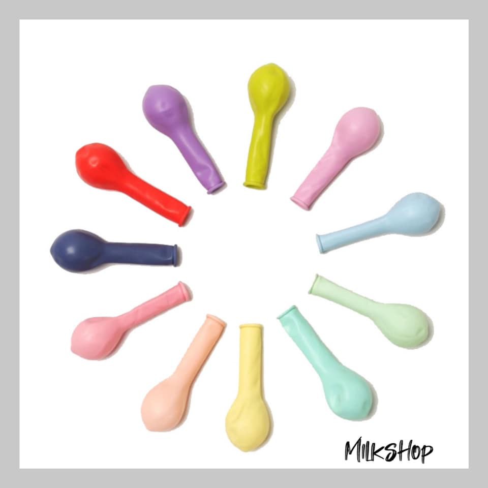 Sỉ Bóng Bay Trang Trí Màu Paste 5 inch 12cm ( gói 200 quả)