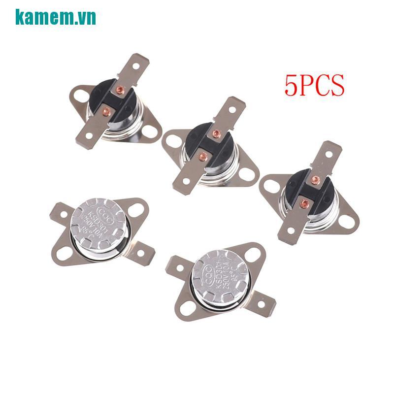 Bộ 5 Công Tắc Điều Khiển Nhiệt Độ 10a 250v Ksd301 95 ° C