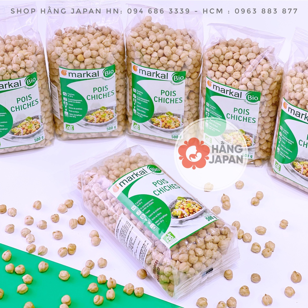 Đậu gà hữu cơ Markal Bio 500g - Giàu dinh dưỡng tốt cho mẹ bầu, bé ăn dặm