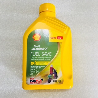 Nhớt tay ga shell advance fuel save 10w30 800ml