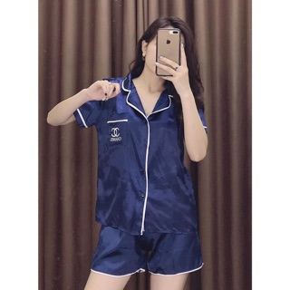 { XẢ HÀNG} Bộ phi lụa áo cộc- quần cộc