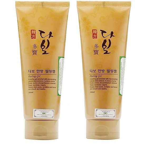 Combo 2 Tuýp Kem Tẩy Da Chết Mặt Và Toàn Thân Trắng Sạch Da Dabo Pelling Gel