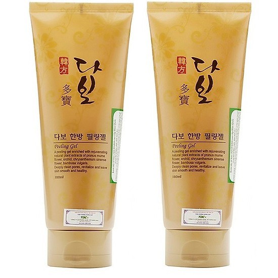 Combo 2 Tuýp Kem Tẩy Da Chết Mặt Và Toàn Thân Trắng Sạch Da Dabo Pelling Gel