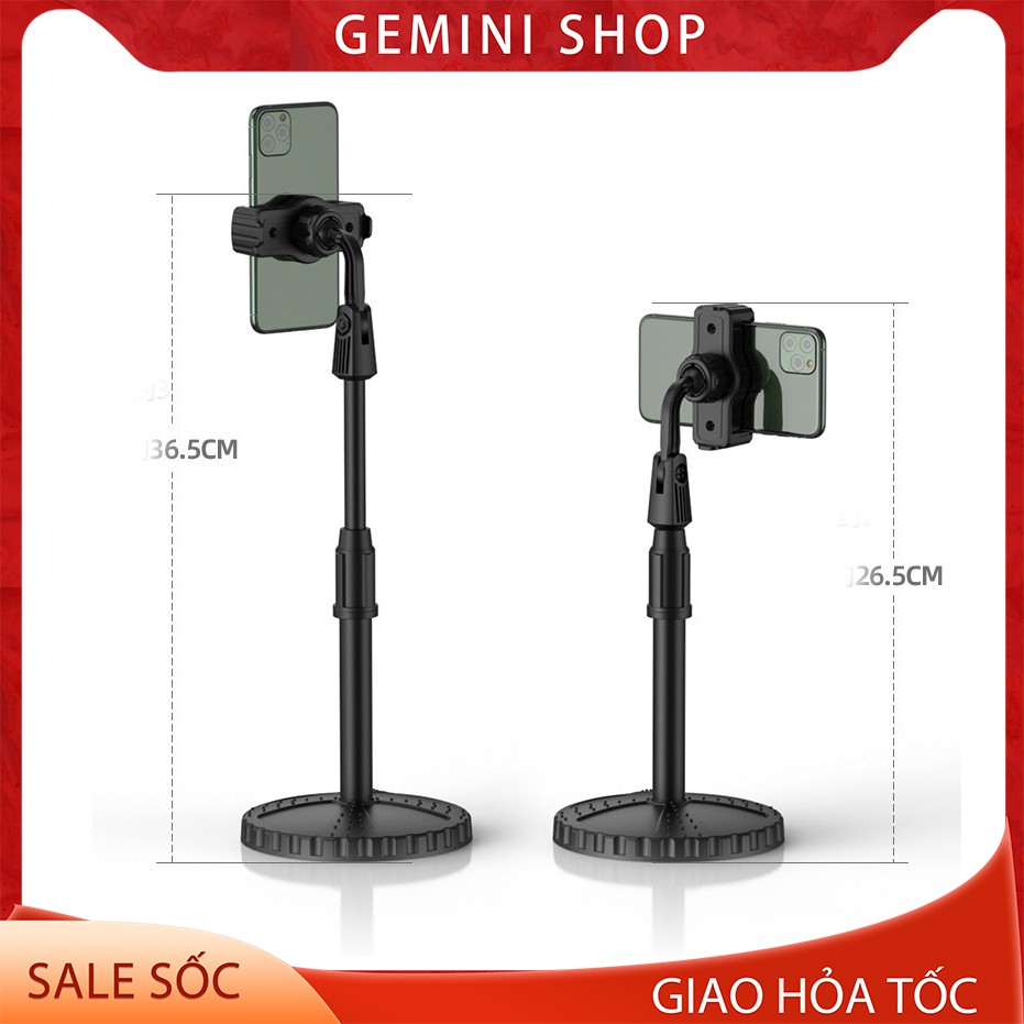 Giá Đỡ Kẹp Điện Thoại Livestream Coobowe xem phim Xoay 360 Độ dùng để Quay Phim Ghi Hình Đa Năng GEMINI SHOP