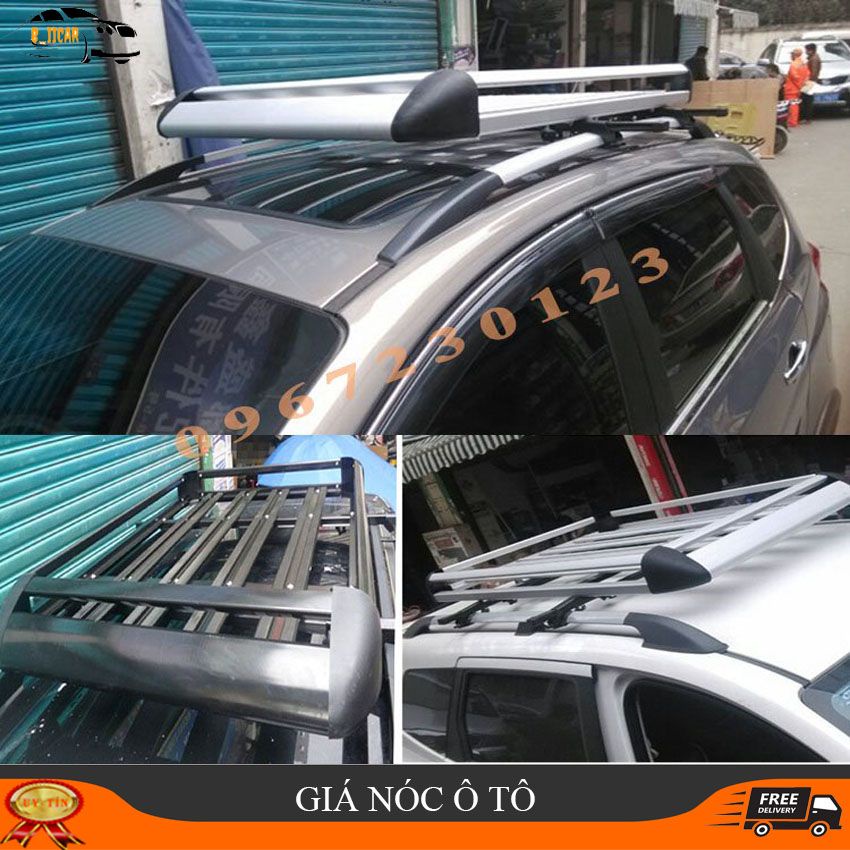 Bộ Baga Mui Xe Ô Tô Xà Đôi Giá Nóc Chở Hàng Ô tô Cỡ 130*100 cm Phù Hợp Xe Bán Tải Và Suv Hàng Love Journey