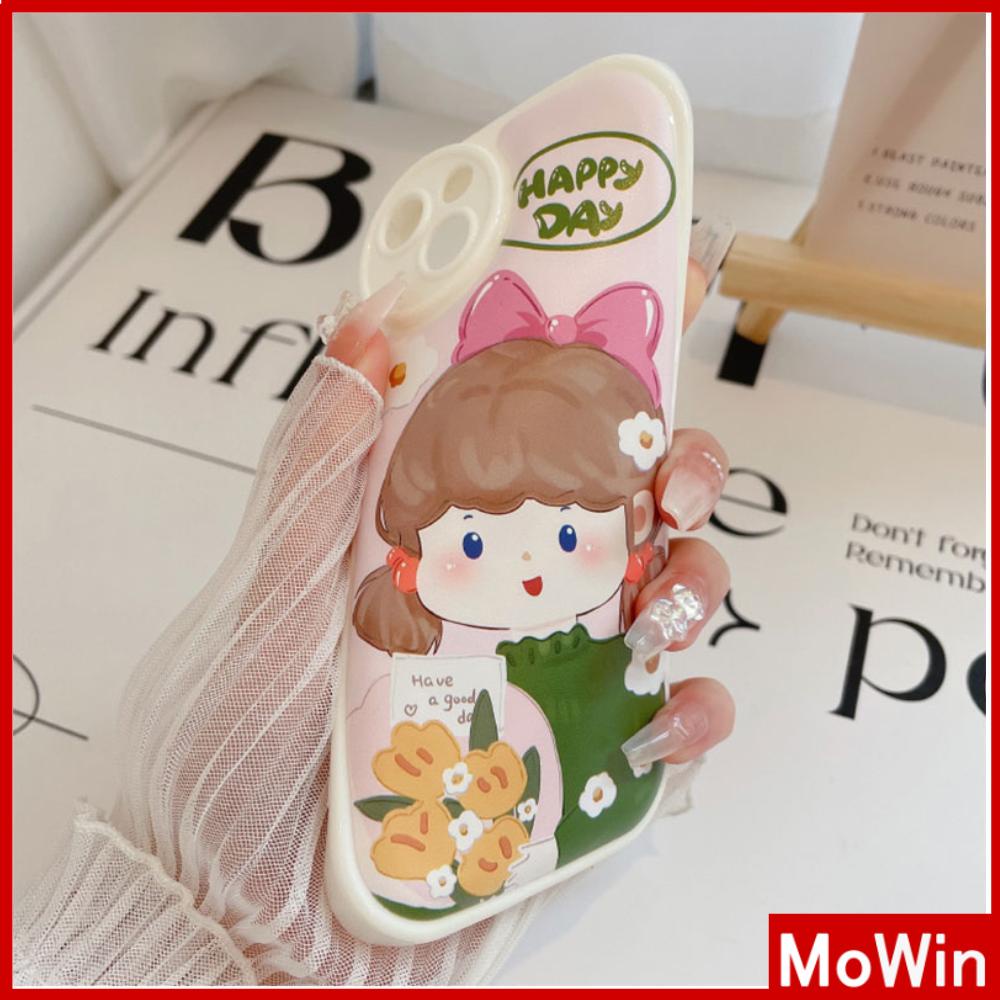 iPhone Case TPU Silicone Soft Case Airbag Shockproof Protection Camera Cute Cartoon Princess Style Compatible For iPhone 11 Pro Max 13 Pro Max 12 Pro Max 7Plus xr XS Max