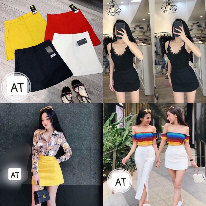 [ Mã WASTRUN4 giảm 10% tối đa 30K đơn 99K] Chân váy chữ A ngắn có quần trong cao cấp | BigBuy360 - bigbuy360.vn